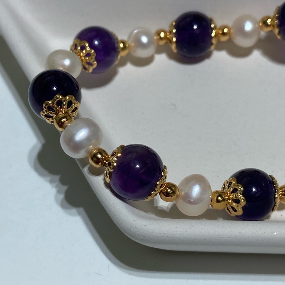 Amethyst bracelet